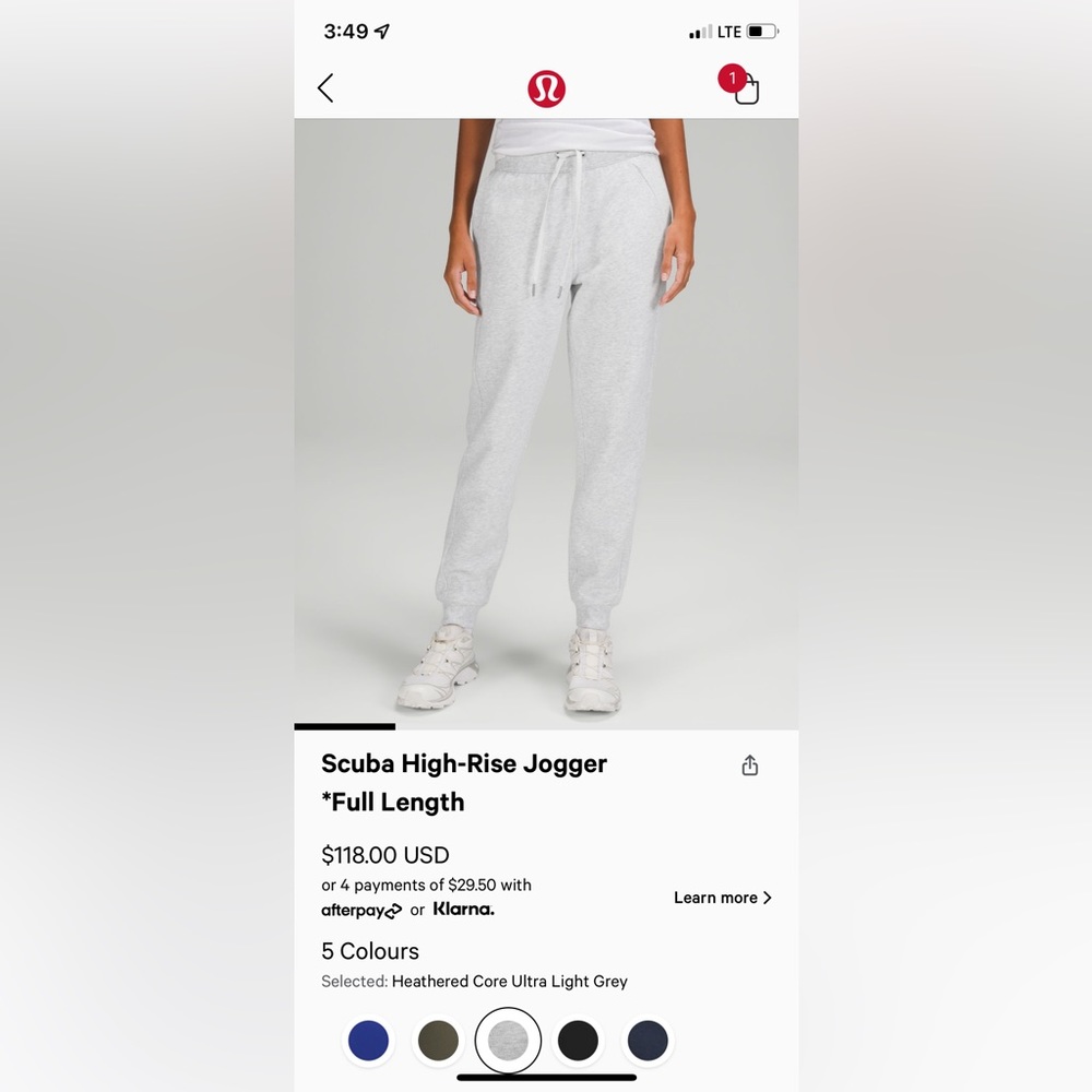 Lululemon Scuba Joggers